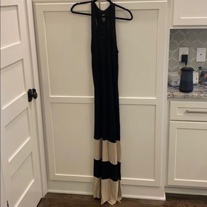 Two toned maxi dress